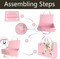 Pink Gift Box - 11x7.6x3.5 Inches Gift Boxes with Lids and Handles, Portable Magnetic Gift Boxes for Presents, Large Gift Box for Women